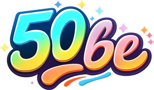 50 be লোগো
